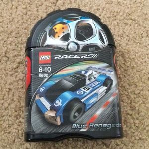 Collectable Legos Racers Blue Renegade 8662 NWOT